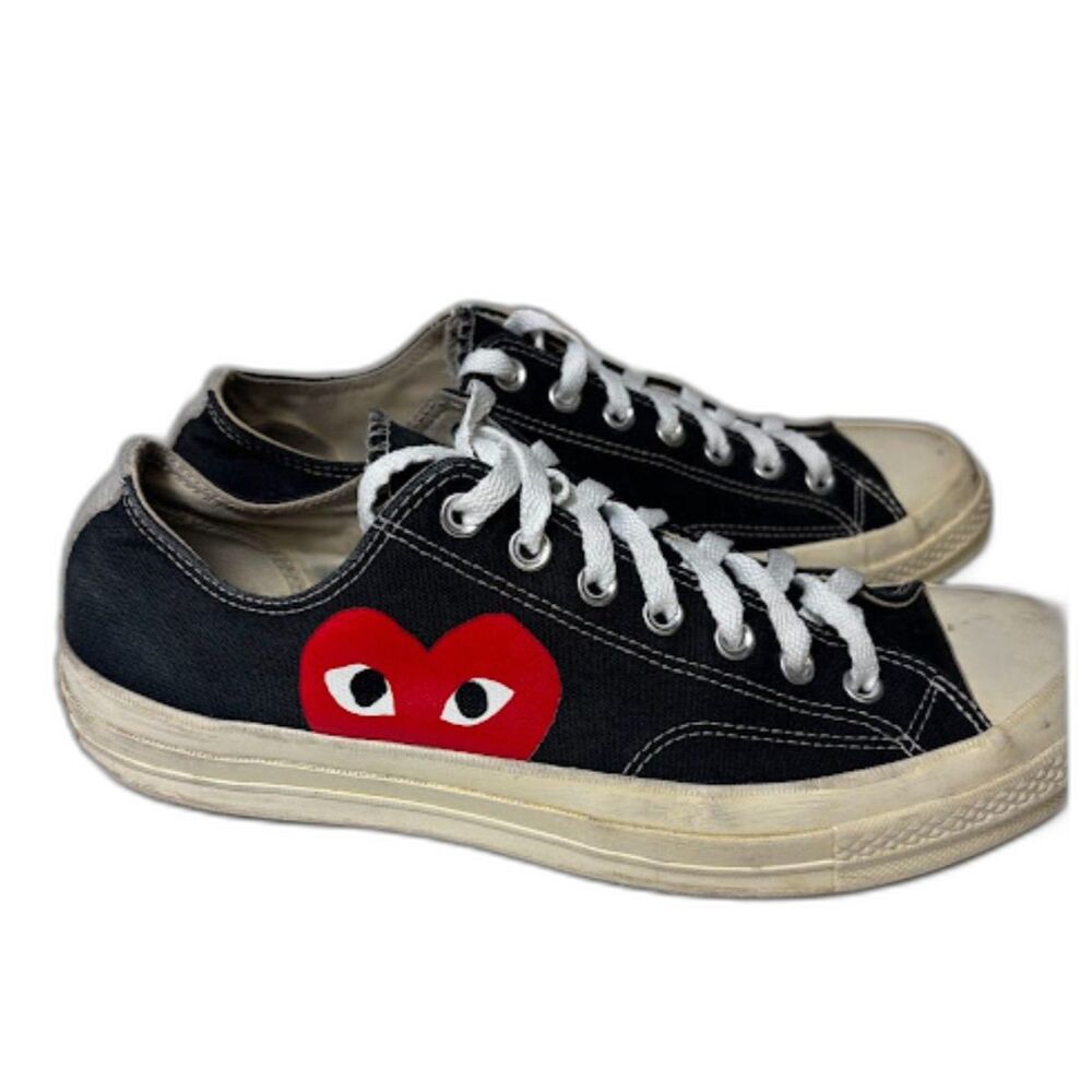 Converse x PLAY Comme des Garçons Chuck 70 low-top sneakers size 10 M  Canvas